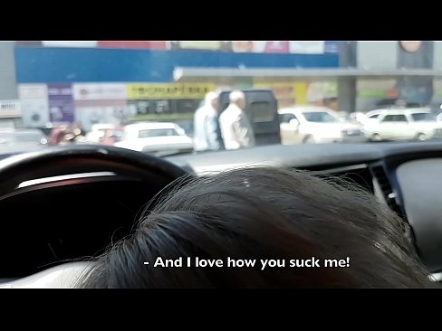 ❤️ Disedot pas di tempat parkir di luar supermarket ❤️❌ porno super di urang